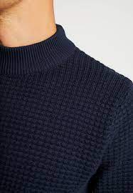 Maybe you would like to learn more about one of these? Selected Homme Slhbubble High Neck Jumper Dark Sapphire Zalando Co Uk Knitwear Men Long Sleeve Tops Men Knit Men