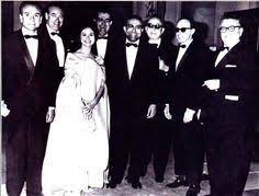 فاتن حمامه مع رمسيس نجيب وبركات في مهرجان كان best actress egypt cinema