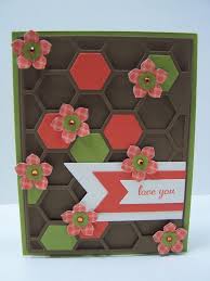 Handmade Birthday Card For Mother In Law Stampin Up Handmade Greeting Card Mother S Day Card Floral Card Happy Mother S Day Mother S Birthday I Love You Daughter S Birth Greeting Cards Handmade Hexagon Cards Embossed Cards