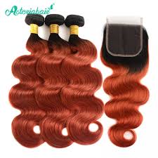 100 percent 3 bundles best #1b/27 ombre brazilian body wave human remy hair weave for cheap. Brazilian Body Wave Hair 350 Ombre Hair Bundles With Closure Deal Asteriahair