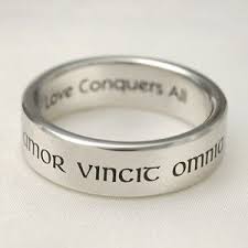 Love Conquers All I Like The Words And The Font Jewelry Jewelry Rings Love Conquers All