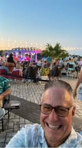 The band at the yacht club sounds great tonight