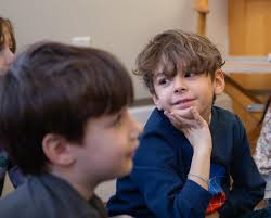 Seniors from Peter Kalajian's History of the Himalayas class recently  visited Kindergarten classrooms to share some stories they adapted from  traditional myths and folklore of the Himalayan region. Students were  assigned to