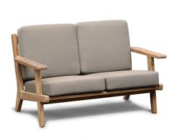 Light sighs soullovers's deep mix. Eero Mid Century Deep Seated Teak Garden Sofa 2 Seater