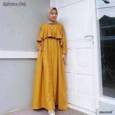 Busana muslim trendy, busana muslim murah, gamis hijab syar'i, model jilbab terbaru, jual jilbab instan, baju muslim, 0812.24.62863 (telkomsel), pin 26487000. Hayra Syari Mustad Ni Gamis Muslim Wanita Balotelly Mustard Atasan Muslim Wanita Setelan Syari Wanita Fashion Muslim Tokopedia Com Inkuiri Com