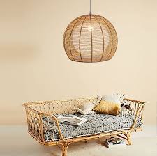 Rope Lightrope Light Fixturerattan Pendant Lightceiling Etsy Wicker Lamp Shade Rope Light Fixture Rattan Pendant Light