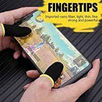 Woxot Pubg Anti Slip Thumb Sleeve Slip Proof Sweat Proof Professional Touch Screen Thumbs Finger Sleeve For Pubg Game Controller Sweat Proof Mobile Phone Game