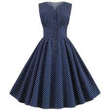 Annees 50 Robe Retro Evasee A Pois Pin Up Ma Penderie Vintage