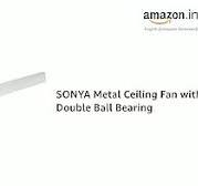 Buy SONYA Metal Ceiling Fan with Double Ball Bearing (WHITE, 48-inch)  Online at Low Prices in India - Amazon.in