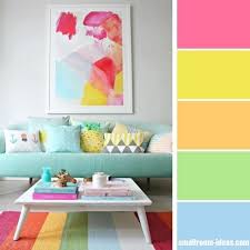 Pastel Multi Colored Living Room Colourful Living Room Colorful Living Room Design Room Colors