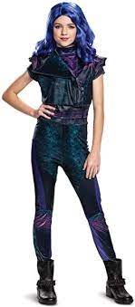 Pictures of mal from descendants. Disney Mal Descendants 3 Classic Girls Costume Purple Amazon De
