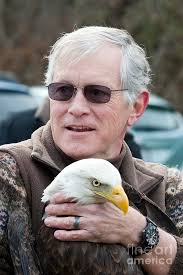 Caring for animals is at the core of the internship with additional lessons in natural history, identification, human/wildlife conflict resolution, triage, handling, restraint, educational outreach, falconry. Ed Clark With Male Bald Eagle President And Founder Wildlife Center Of Virginia Photograph By Jonathan E Whichard
