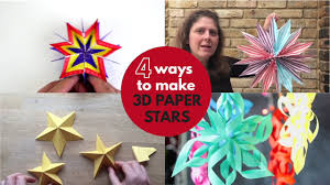 You can adjust the size of the box depending on the size of paper you use. 4 Great 3d Paper Stars Diy 4 Ways To Make Youtube