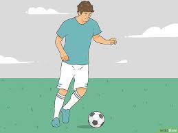 Tendangan dapat dilakukan dengan kaki kanan maupun kaki kiri. Cara Bermain Sepakbola Cupenk