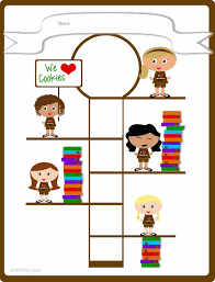 girl scout cookie sales free printable goal poster girl