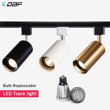Whether you're looking for a low hanging chandelier, an intricately designed pendant lamp or a ceiling track of. Led Track Light With Relpaceable Gu10 Bulb Ceiling Spot Light 2 Wires Led Rail Track Lighting Decor Led Spotlight For Shop Store Track Lighting Aliexpress