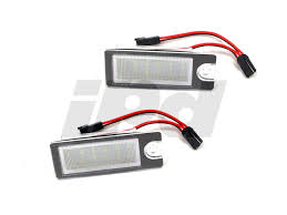 Volvo Led License Plate Light Assembly Pair P2 Mtc 125709