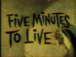 Five Minutes to Live(1961) Johnny Cash Creepy Film-Noir Slim DVD Case!! |  eBay
