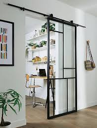 Vous voulez donner un esprit loft à votre intérieur grâce à la verrière d'atelier ? Porte Coulissante Patchwork H 204 X L 83 Cm Castorama