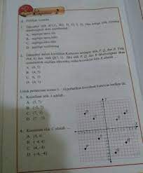 Hal pertama yang harus kita lakukan adalah menggambar bidang kartesius. Soal Koordinat Kartesius Kelas 8 Dan Jawabannya Cara Golden