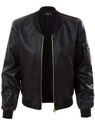 Le3no Womens Lightweight Faux Leather Varsity Bomber Jacket Varsity Bomber Jacket Fake Leather Jacket Leather Varsity Jackets