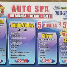 By keeping your maintenance records, apple car wash reminds you when your car is due for a check up again! Apple Valley Auto Spa 20570 Bear Valley Rd