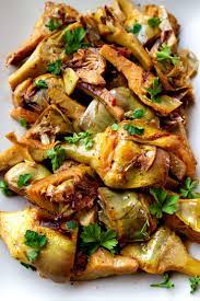 Golden Brown Artichokes Braised In White Wine Recipe Recipe Fresh Artichoke Recipe Artichoke Recipes Italian Recipes