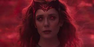 Who wins in a fight between Scarlet Witch and maxed character in Kaguya  dimensions?