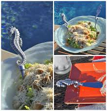 Christmas buffet this is a good menu for a crowd. Surf And Turf Dinner Party Rosemary Potato Yogurt Dipping Sauce Recipe Make Life Lovely