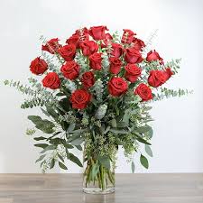 Check spelling or type a new query. Red Roses With Eucalyptus Foliage 24 In Lone Tree Ia Fountain Of Flowers And Gifts Iowa