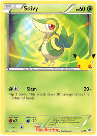 Shadowless cards are still sought after, as only a limited supply was produced before the company decided to make some aesthetic tweaks. Snivy Mcdonald S 25th Anniversary 5 Pokemon Card