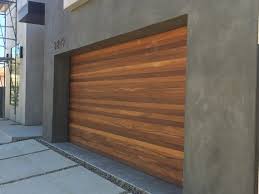 Emilio Horizontal Planks Modern Style Custom Wood Garage Door Custom Wood Garage Doors Wooden Garage Doors Wood Garage Doors