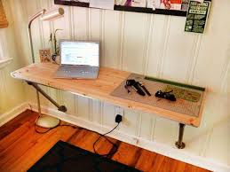 Metal manufactured wood floating desk desks with storage space are usually bulky and cumbersome but that's not the case for floating desks with shelves. 21 Space Saving Wall Mounted Desks To Buy Or Diy Wall Mounted Desk Mounted Desk Wall Mount Desk