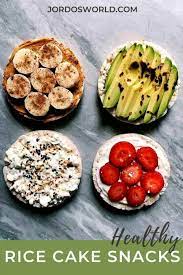 *note that do to rounding some nutrient values are shown as. Rice Cake Snacks Healthy Recipes Jordo S World