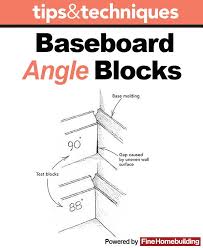 Reader Tip Of The Day Baseboards Base Moulding Trim Work