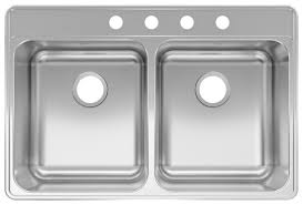 We offer a wide selection of sinks at best prices. Kindred Double Bowl 20 Ga Stainless Steel Top Mount Kitchen Sink 4 Hole 33 In X 22 In X 8 In Drop In Sinks Cbs Bahamas