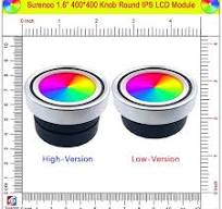 1.6 Inch 400*400 Round Circular Rotary Knob IPS Serial UART UI LCD Module  Panel Display Screen Switch Key for Second Development - AliExpress 502