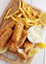Crispy Baked Fish Sticks With Tartar Sauce Avec Images Recettes De Cuisine Nourriture Gastronomie