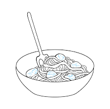 Connect the lines on the end using a short, curved line. How To Draw Spaghetti Really Easy Drawing Tutorial