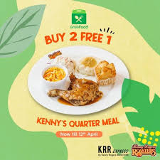 19 Mar 12 Apr 2020 Kenny Rogers Roasters Buy 2 Free 1 Promotion On Grabfood Everydayonsales Com