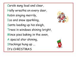 Christmas Acrostic Poetry Acrostic Poetry Christmas Poetry Acrostic Poem For Kids