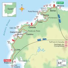 self guided walking holiday on the lighthouse way camino dos