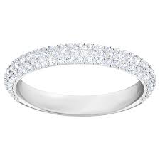 Rings by swarovski that you'll be overjoyed to give or receive. Stone Ring White Rhodium Plated Swarovski Com