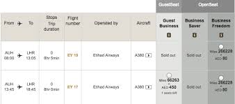 Sweetspots With Etihad Miles 20 000 Miles One Way To Europe