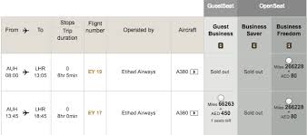 sweetspots with etihad miles 20 000 miles one way to europe