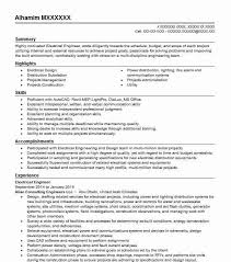 Mechanical engineering resume is ideal for those seeking internships. Electrical Engineer Resume Example Electrical Engineering Resumes