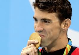 The most decorated athlete in olympic history, american swimmer michael phelps finished his career with 23 gold medals and 28 overall. Michael Phelps Wins Espy Award For Record Breaking Performance