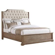 lena coastal beach upholstered tufted bed king in 2021 upholstered storage bed upholstered beds furniture