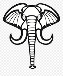 Big Image Elephant Head Vector Art Clipart 4024639 Pinclipart