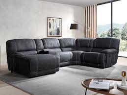 Artiss recliner chair adjustable sofa lounge soft suede armchair couch black. Gloucester Charcoal Fabric Electric Recliner Sofa Collection Sofadirect